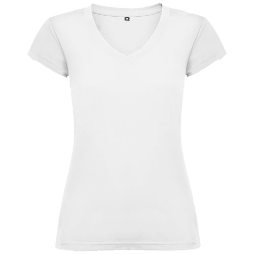 Camiseta de cuello de pico de manga corta para mujer "Victoria"