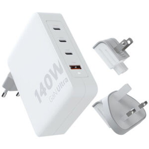 Cargador de viaje de 140 W con cable USB-C PD de 240 W "Xtorm XVC2140 GaN Ultra"