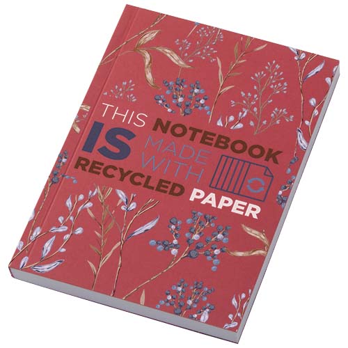 Libreta A6 de tapa blanda con 100 hojas de papel reciclado "Novella Austen" - Imagen 2