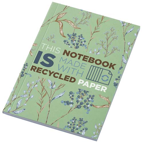 Libreta A6 de tapa blanda con 50 hojas de papel reciclado "Novella Austen" - Imagen 4